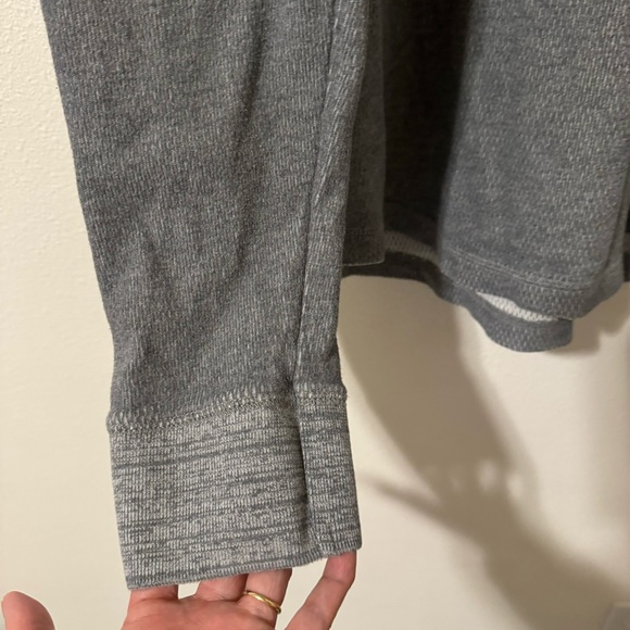 Seattle Seahawks Mitchell & Ness Throwback Retro Logo Thermal Gray Varsity-XL - Picture 6 of 11